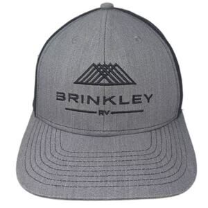 Beyond Brinkley RV Trucker Hat Gray Black One Size Snapback Embroidered Mesh Cap